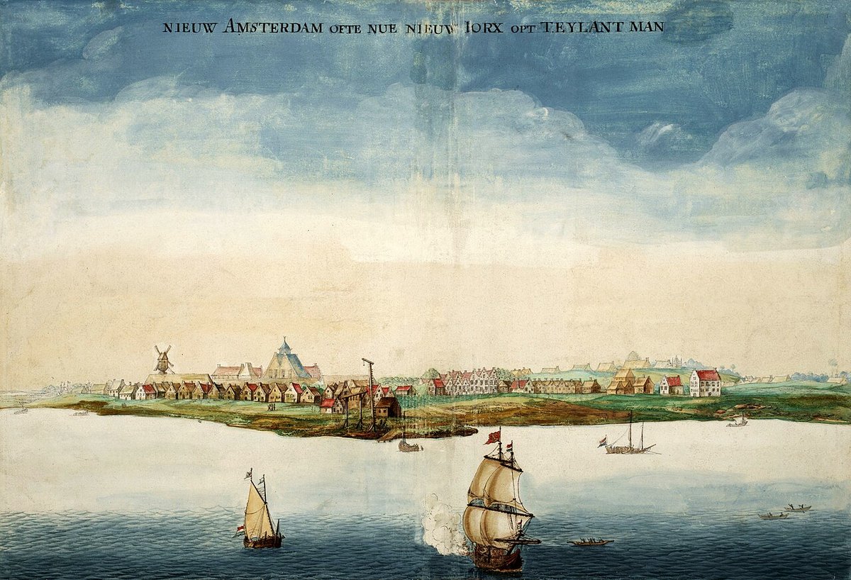 Blaeu-Visscher View of New Amsterdam