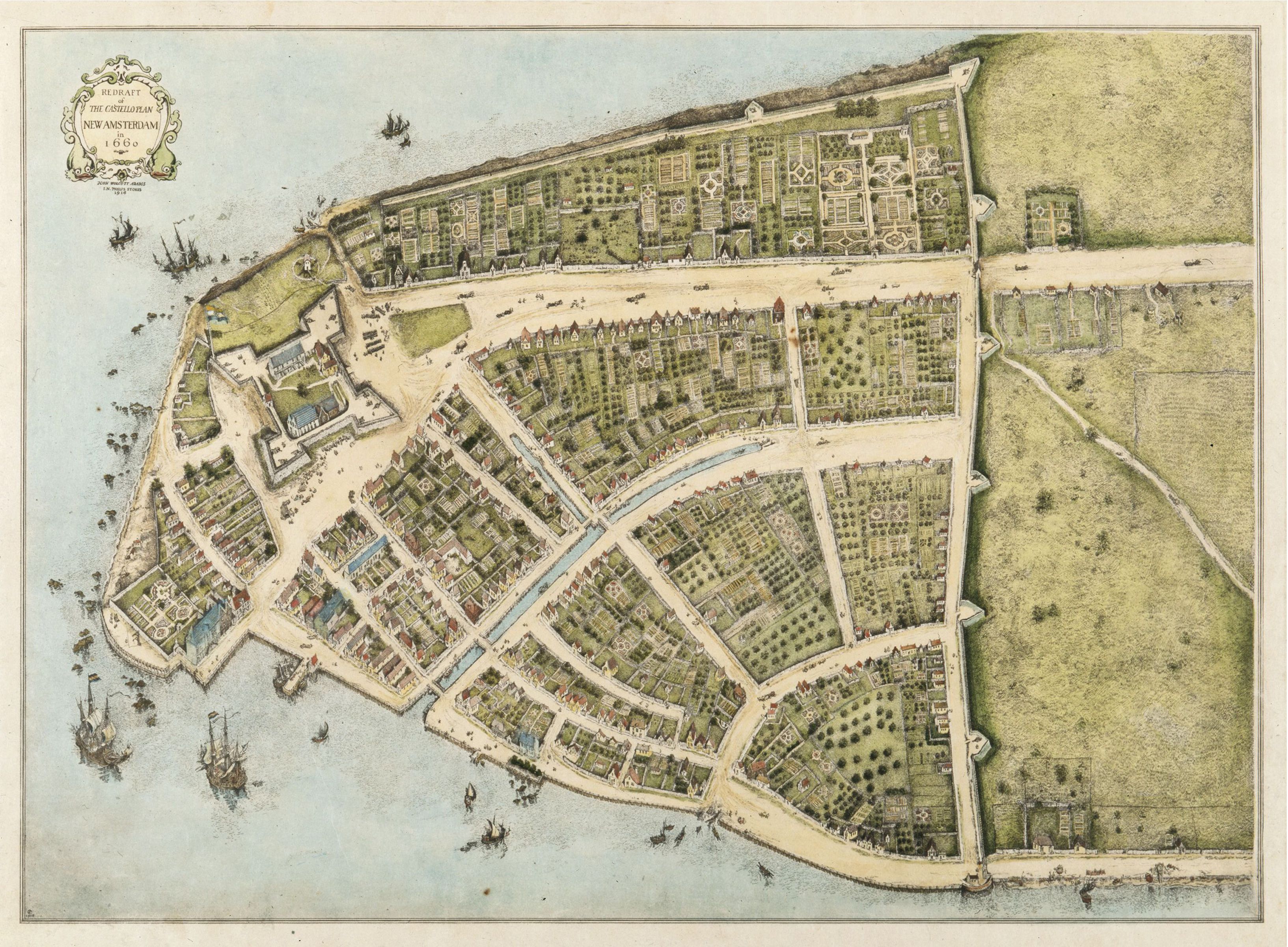 Stokes Key for Castello Plan