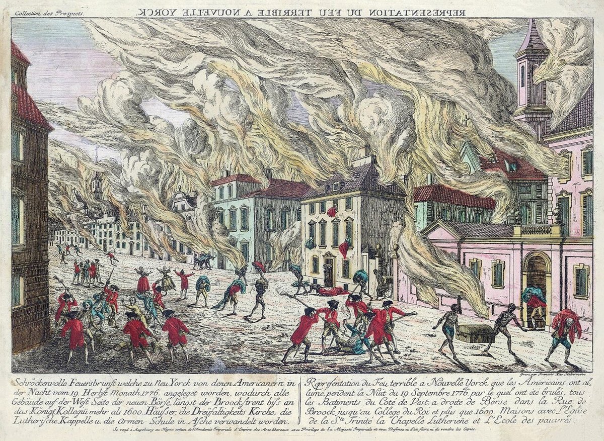 Great Fire Map 1776 (Grim's Map)