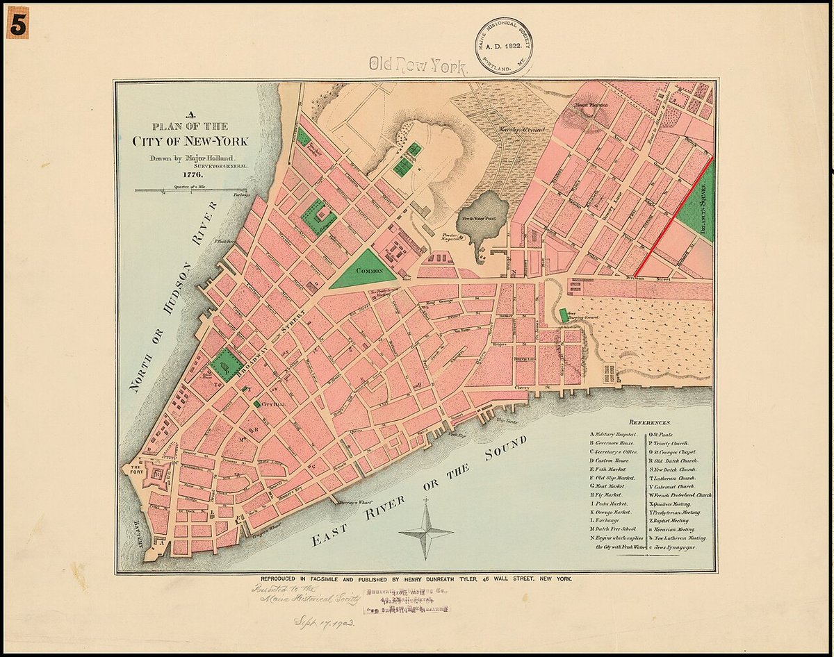 Holland Plan (D. Grim facsimile)