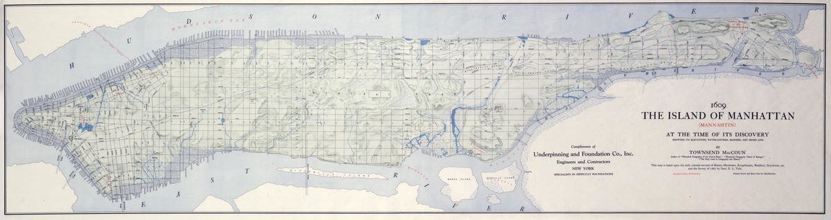 Manhattan 1609 Height Map