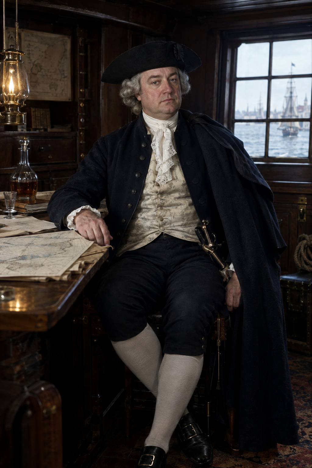 Tryon aboard the Duchess of Gordon — render A