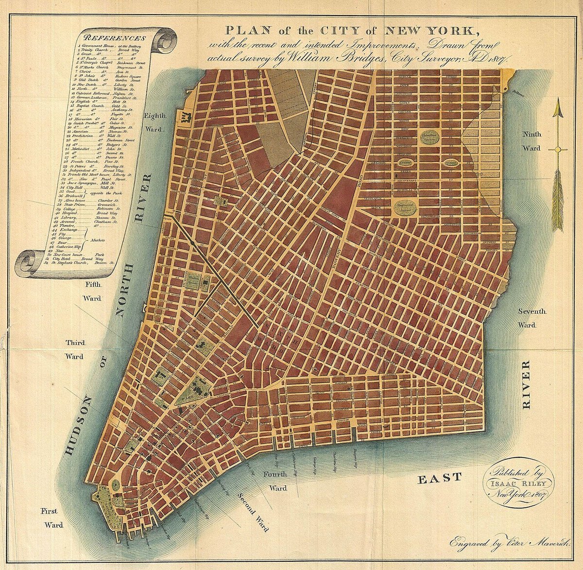 William Bridges Commission Map